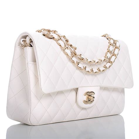 white chanel bag price